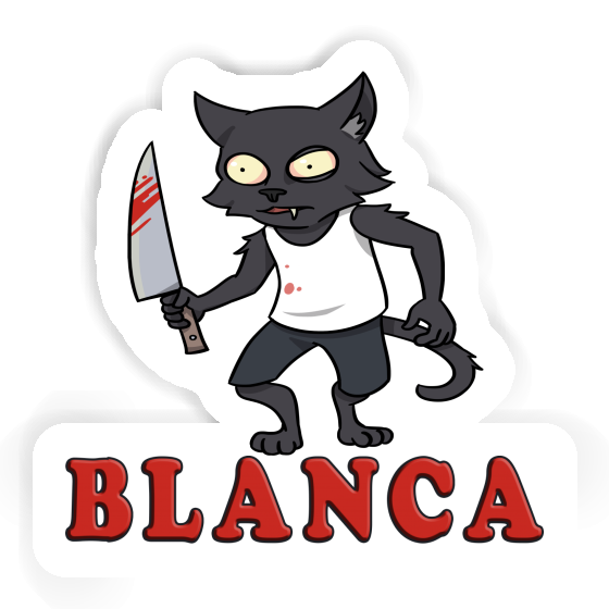 Psycho-Katze Aufkleber Blanca Psycho-Katze Aufkleber Blanca Image