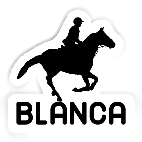 Aufkleber Reiterin Blanca Laptop Image