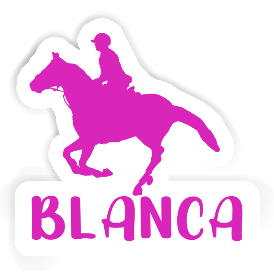 Blanca Autocollant Cavalière Notebook Image
