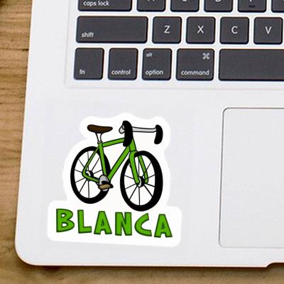 Blanca Autocollant Vélo de course Notebook Image