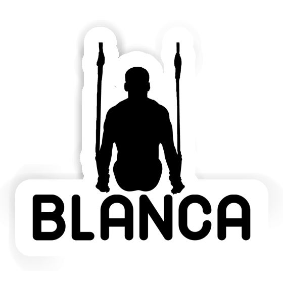Autocollant Gymnaste aux anneaux Blanca Notebook Autocollant Gymnaste aux anneaux Blanca Gift package Image