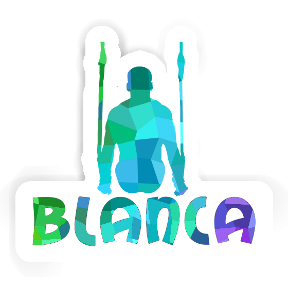 Autocollant Blanca Gymnaste aux anneaux Gift package Image