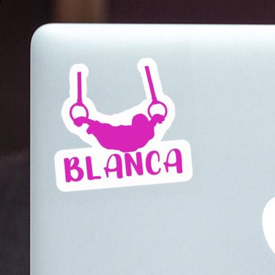 Blanca Autocollant Gymnaste aux anneaux Notebook Blanca Autocollant Gymnaste aux anneaux Gift package Image