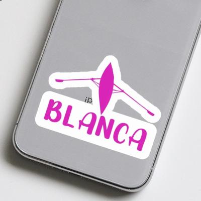 Blanca Autocollant Bateau à rames Notebook Image