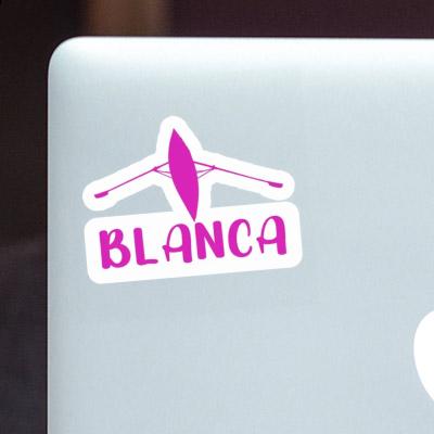 Blanca Aufkleber Ruderboot Image