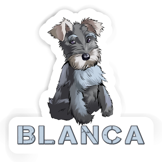 Aufkleber Blanca Schnauzer Laptop Image