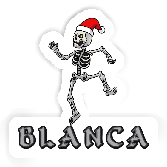 Weihnachts-Skelett Aufkleber Blanca Notebook Weihnachts-Skelett Aufkleber Blanca Gift package Image