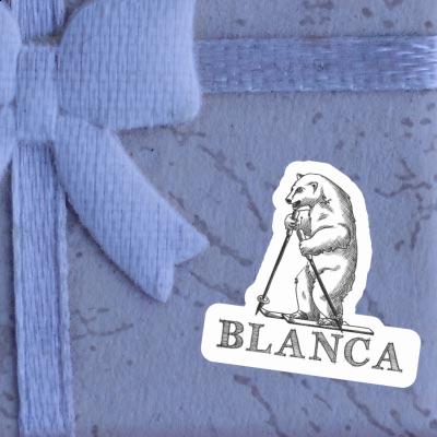 Blanca Autocollant Skieur Notebook Blanca Autocollant Skieur Gift package Image