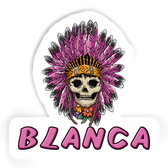 Lady Totenkopf Aufkleber Blanca Notebook Image