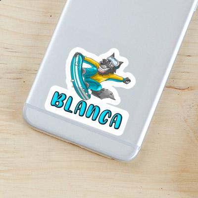 Autocollant Snowboardeur Blanca Notebook Autocollant Snowboardeur Blanca Gift package Image