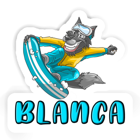 Autocollant Snowboardeur Blanca Notebook Autocollant Snowboardeur Blanca Notebook Image