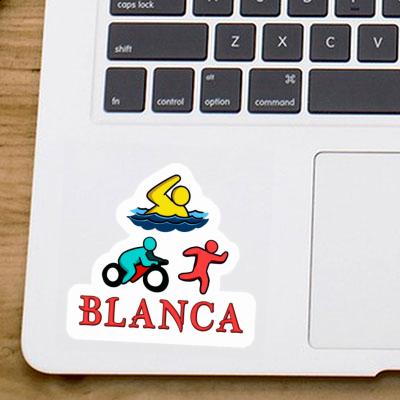Blanca Autocollant Triathlète Blanca Autocollant Triathlète Image