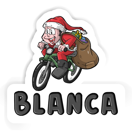 Autocollant Cycliste Blanca Image