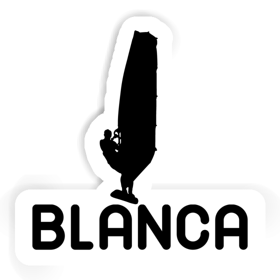 Sticker Windsurfer Blanca Image