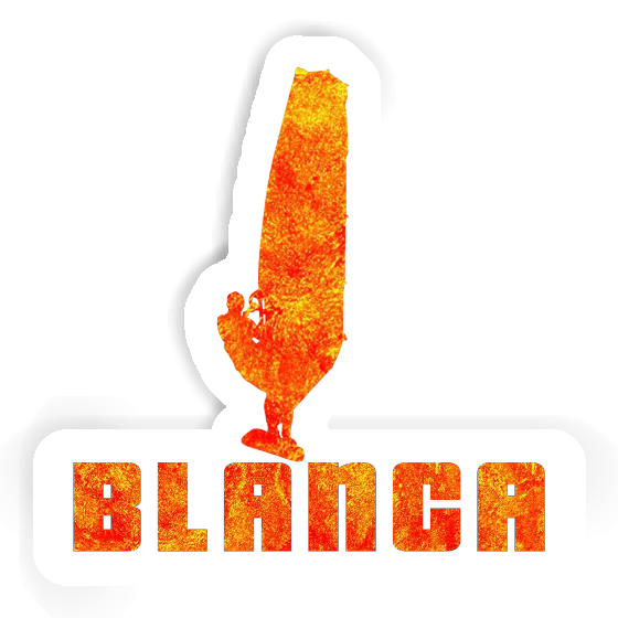 Windsurfer Sticker Blanca Notebook Image