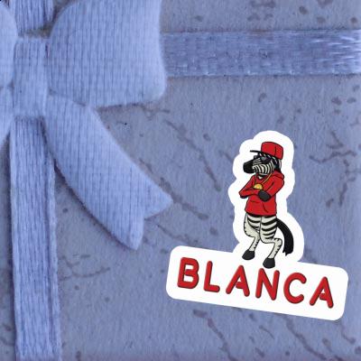 Sticker Zebra Blanca Notebook Image
