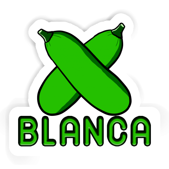 Autocollant Courgette Blanca Autocollant Courgette Blanca Image