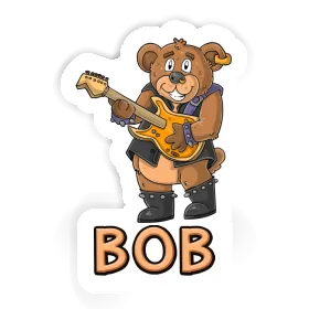 Autocollant Bob Ours rockeur Image