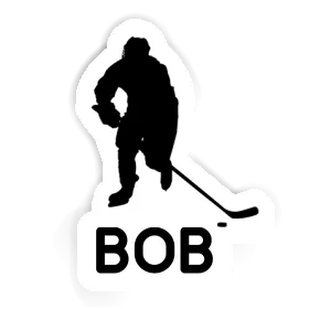 Sticker Bob Hockey Player Image