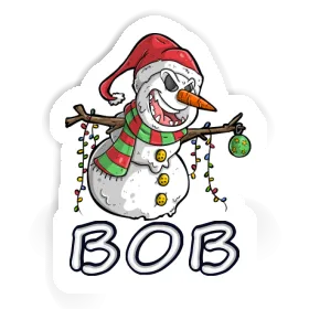 Bonhomme de neige Autocollant Bob Image