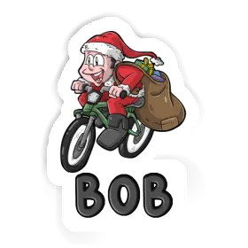 Sticker Bob Bicycle Rider Image