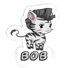 Sticker Bob Zebra Image