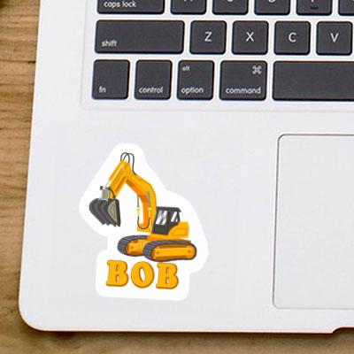 Excavator Sticker Bob Notebook Excavator Sticker Bob Notebook Image