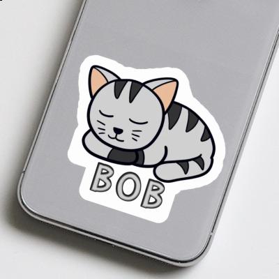Autocollant Chat Bob Notebook Autocollant Chat Bob Gift package Image