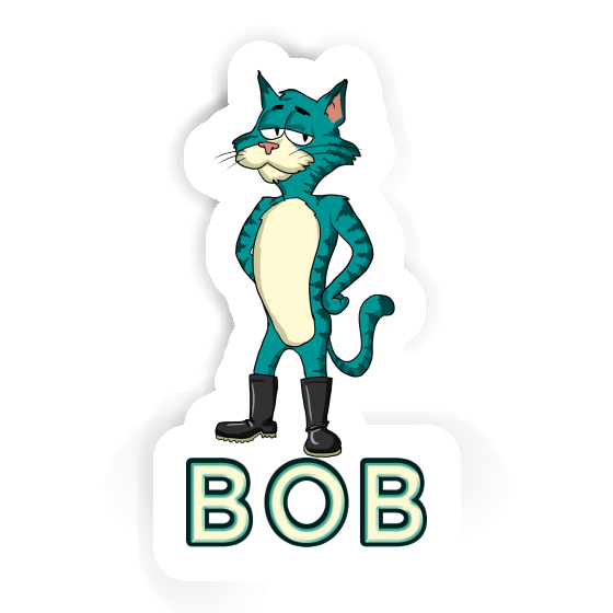 Sticker Bob Standing Cat Sticker Bob Standing Cat Image