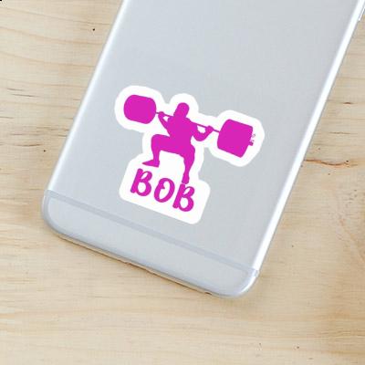 Bob Sticker Weightlifter Bob Sticker Weightlifter Image
