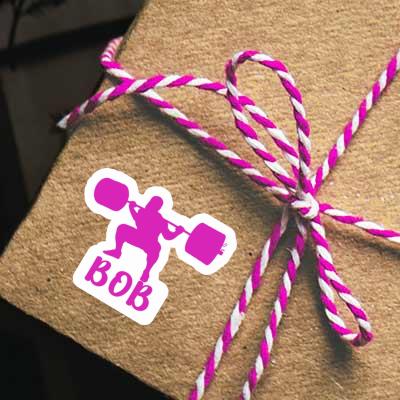 Bob Sticker Gewichtheberin Laptop Image