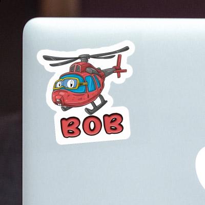 Helicopter Sticker Bob Image
