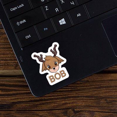 Tête de cerf Autocollant Bob Laptop Tête de cerf Autocollant Bob Laptop Image