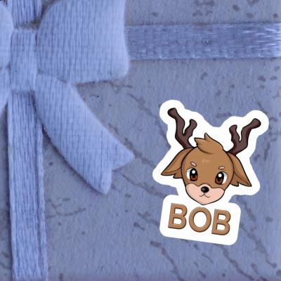 Tête de cerf Autocollant Bob Notebook Tête de cerf Autocollant Bob Notebook Image