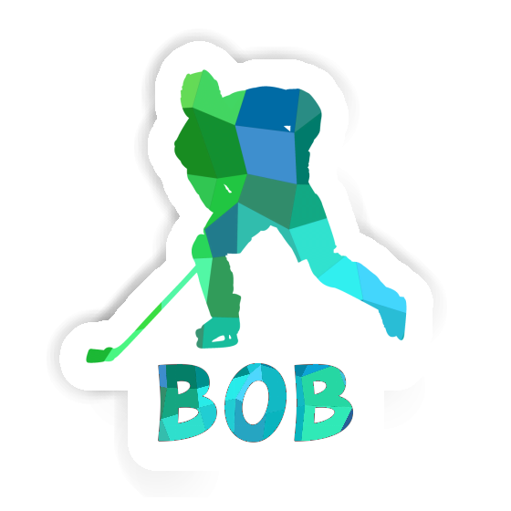 Hockey Player Sticker Bob Notebook Hockey Player Sticker Bob Notebook Image