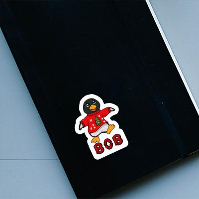 Weihnachtspinguin Sticker Bob Image