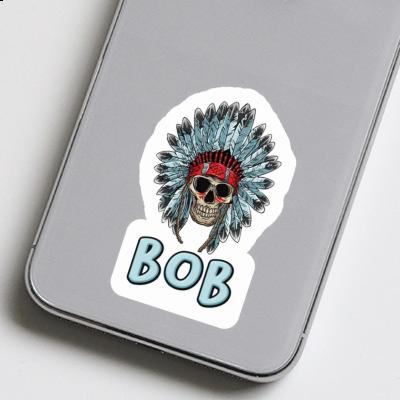 Autocollant Bob Tête de mort indien Notebook Autocollant Bob Tête de mort indien Gift package Image