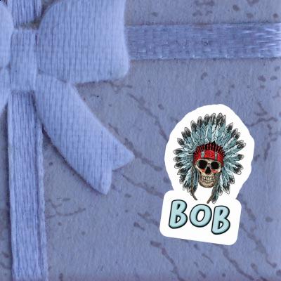 Autocollant Bob Tête de mort indien Notebook Autocollant Bob Tête de mort indien Notebook Image