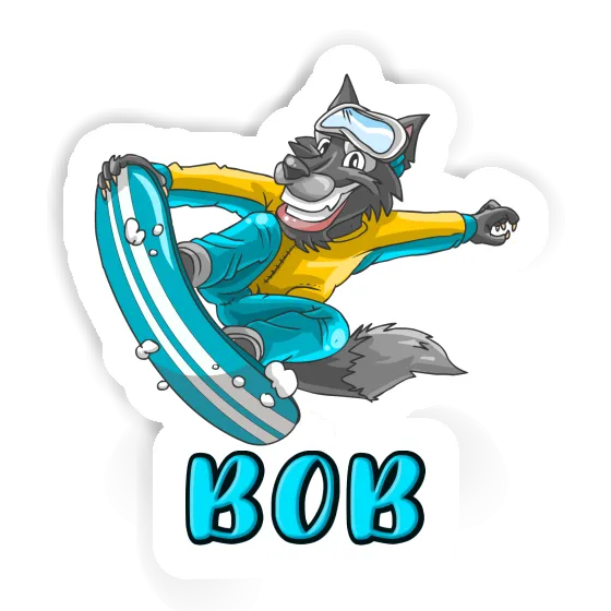 Bob Autocollant Snowboardeur Bob Autocollant Snowboardeur Image