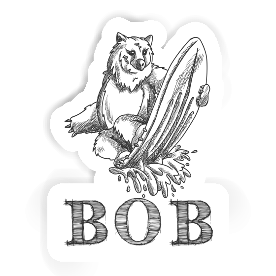 Bob Autocollant Surfeur Laptop Bob Autocollant Surfeur Laptop Image
