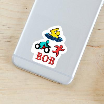 Triathlete Sticker Bob Laptop Triathlete Sticker Bob Laptop Image