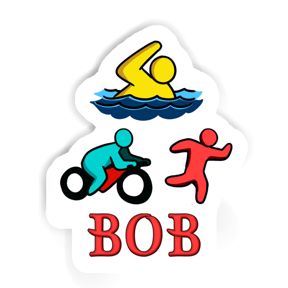 Triathlet Sticker Bob Laptop Triathlet Sticker Bob Laptop Image