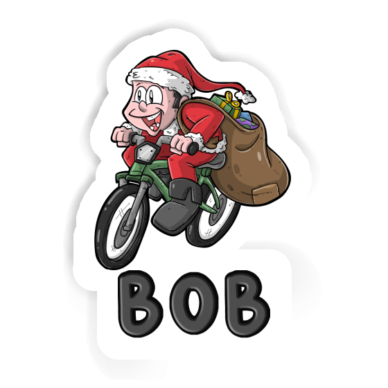 Sticker Bob Bicycle Rider Notebook Image