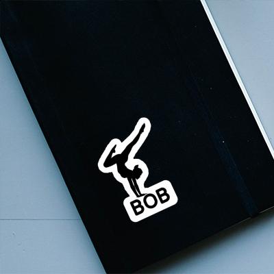 Autocollant Bob Femme de yoga Laptop Autocollant Bob Femme de yoga Laptop Image