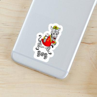 Baseball Player Sticker Bob Laptop Image