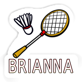 Badmintonschläger Aufkleber Brianna Image