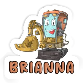 Sticker Excavator Brianna Image