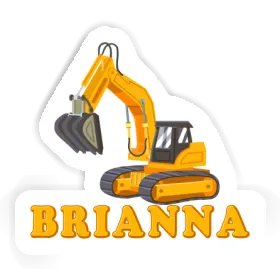 Excavator Sticker Brianna Image