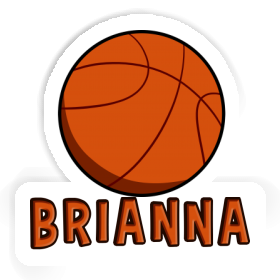 Aufkleber Basketball Ball Brianna Image