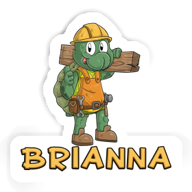 Sticker Construction worker Brianna Image